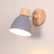 Macaron Wood & Iron Wall Sconce