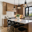 Clear Glass Bowl Pendant Light