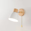 Macaron Wood & Iron Wall Sconce