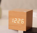 Modern Digital Wood Cube Clock