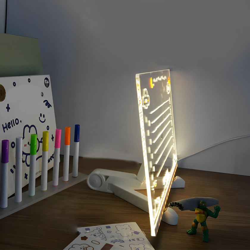 LED Acrylic Message Board Lamp