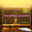 LED Acrylic Message Board Lamp
