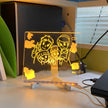 LED Acrylic Message Board Lamp