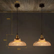 LumiVibe Ribbed Glass Pendant Light