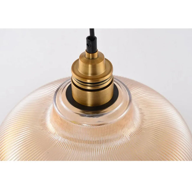 Linnea Fluted Glass Pendant Light