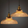 LumiVibe Ribbed Glass Pendant Light