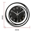 Sorana Black Acrylic Wall Clock