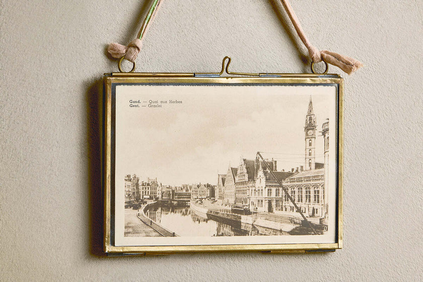 Kiko Antique Brass Photo Frame