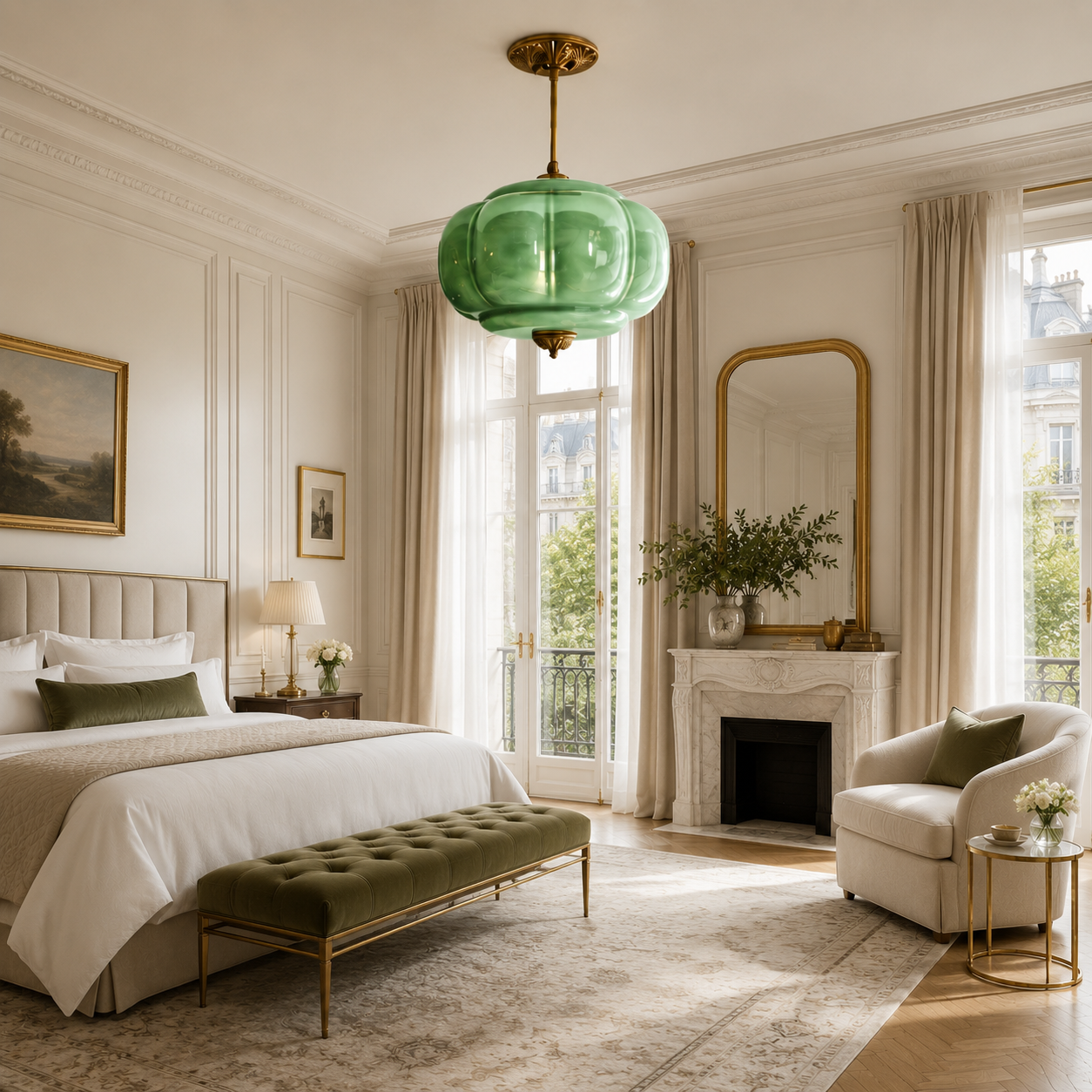 Monica Semi-Flush Mount Pendant Light