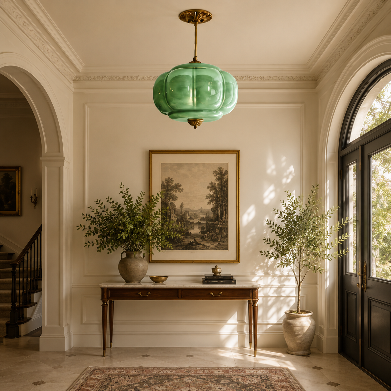 Monica Semi-Flush Mount Pendant Light