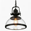 Clear Glass Bowl Pendant Light