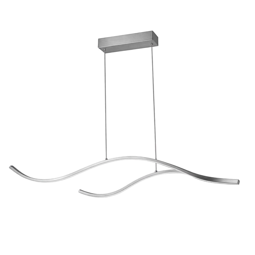 Wavy LED Linear Pendant Light