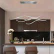 Wavy LED Linear Pendant Light