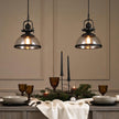 Clear Glass Bowl Pendant Light