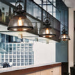 Clear Glass Bowl Pendant Light
