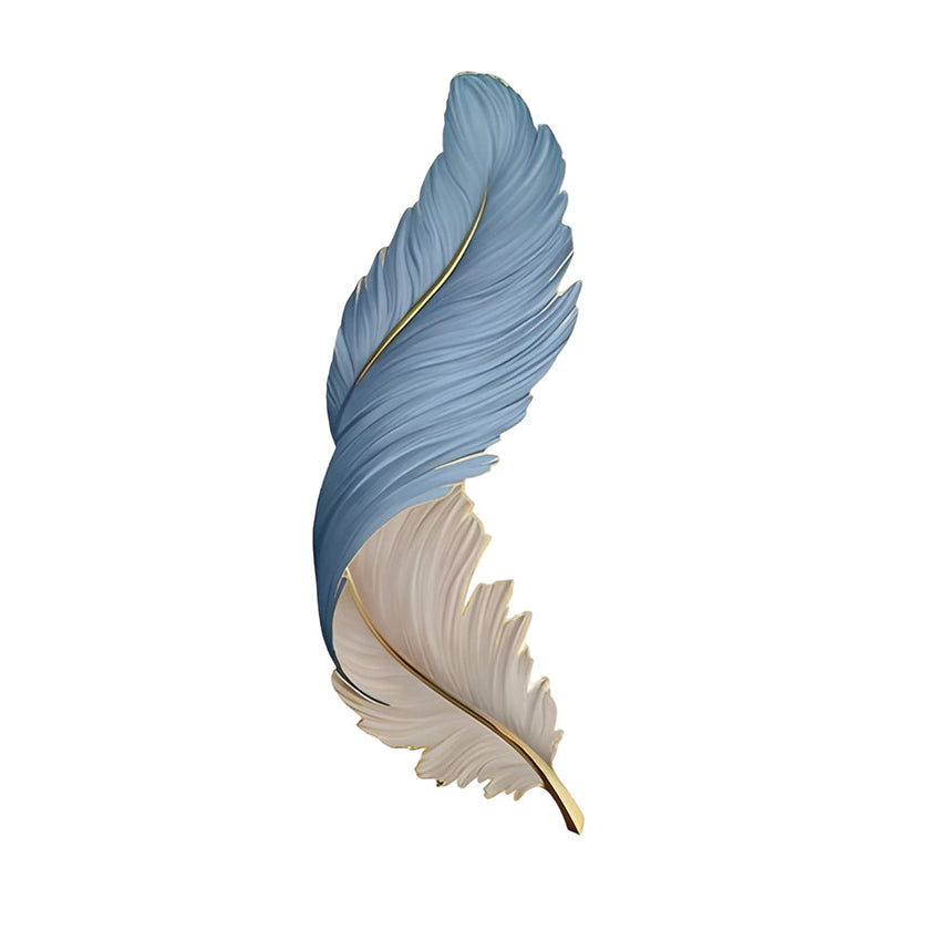 Feather LED Wall Art Lamp