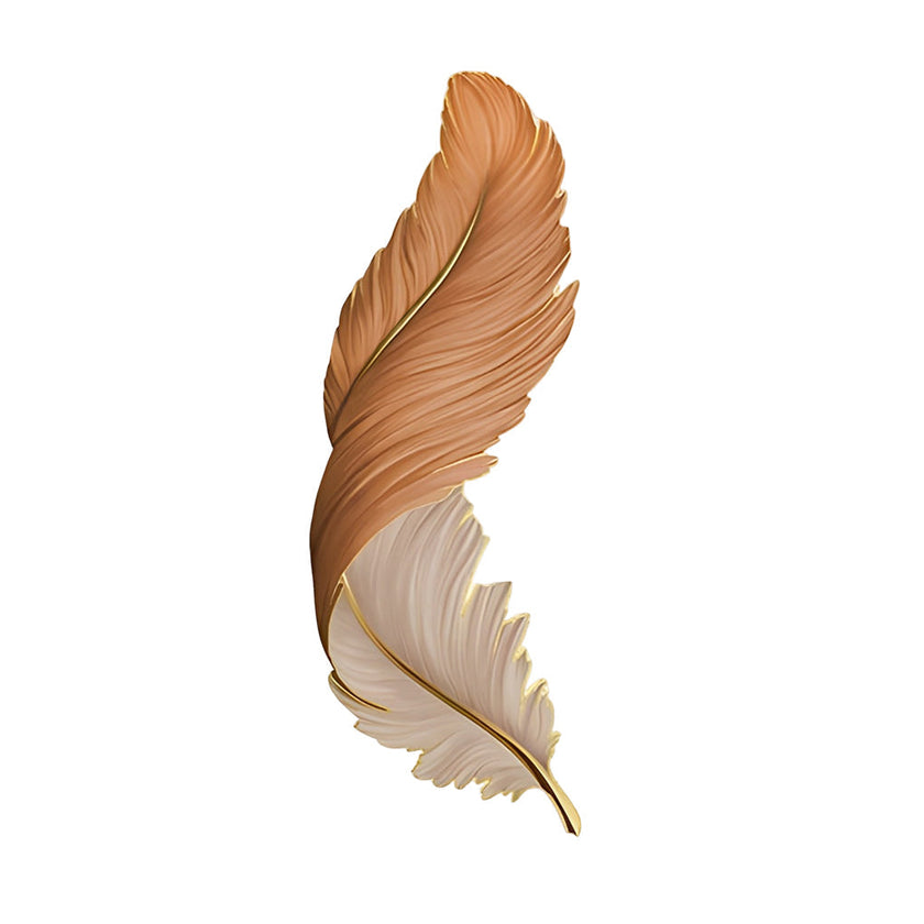Feather LED Wall Art Lamp