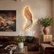 Feather LED Wall Art Lamp