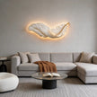 Feather LED Wall Art Lamp