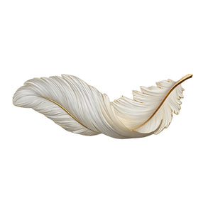 Feather LED Wall Art Lamp