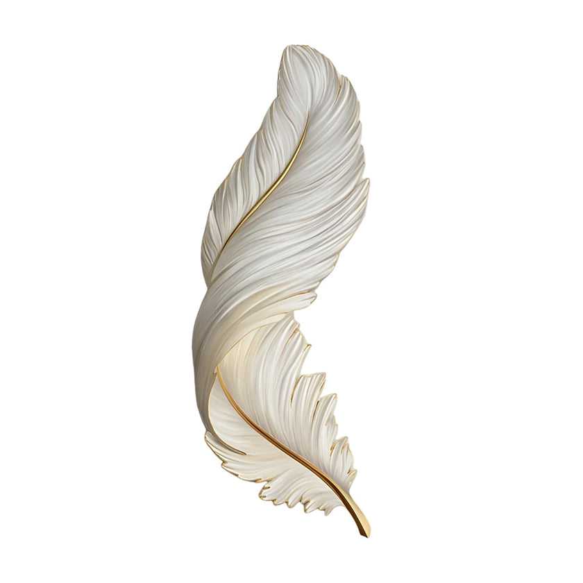 Feather LED Wall Art Lamp