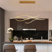 Wavy LED Linear Pendant Light