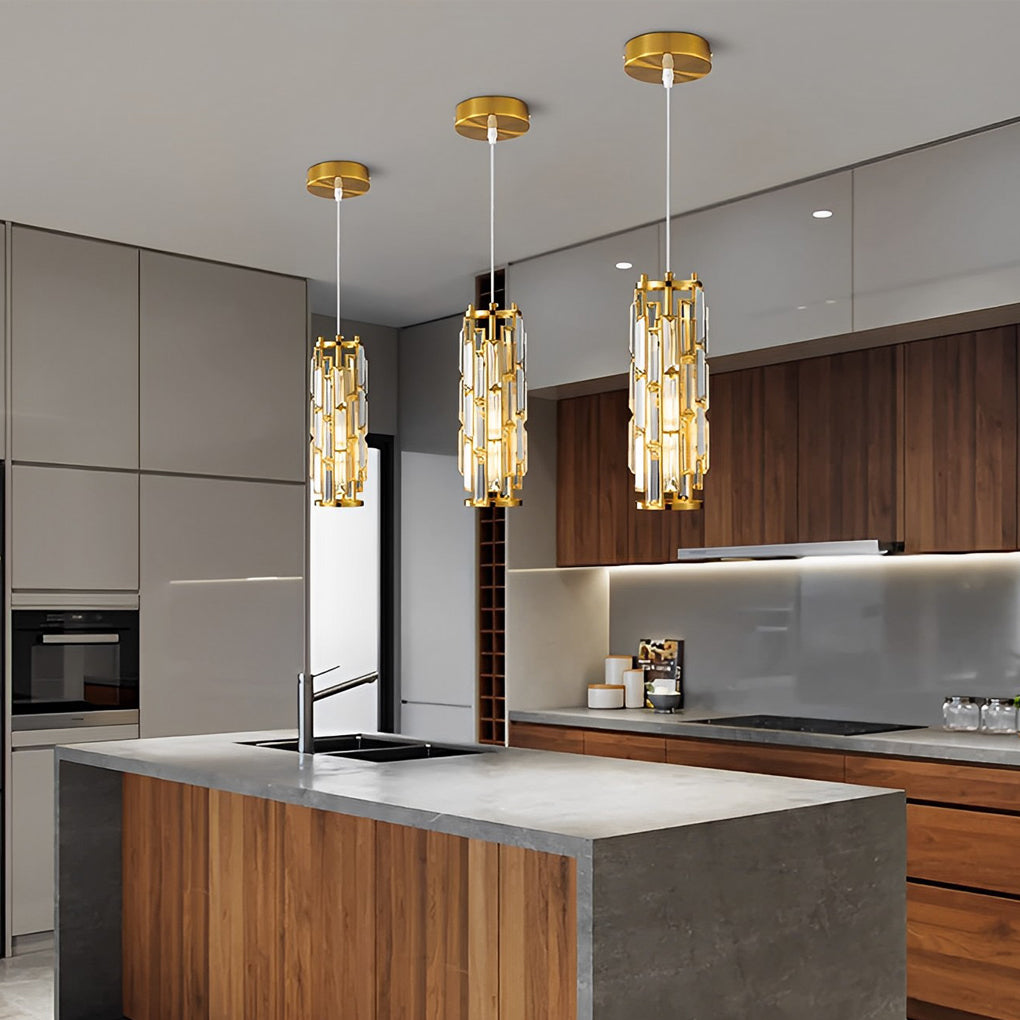 Mini Crystal Pendant Light