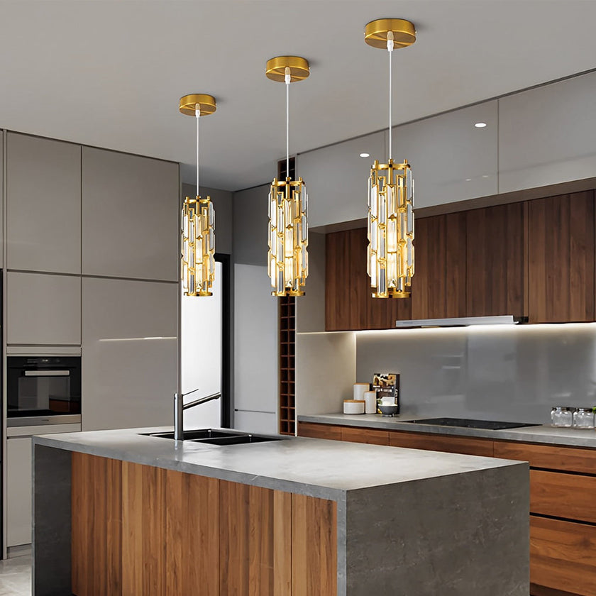 Mini Crystal Pendant Light