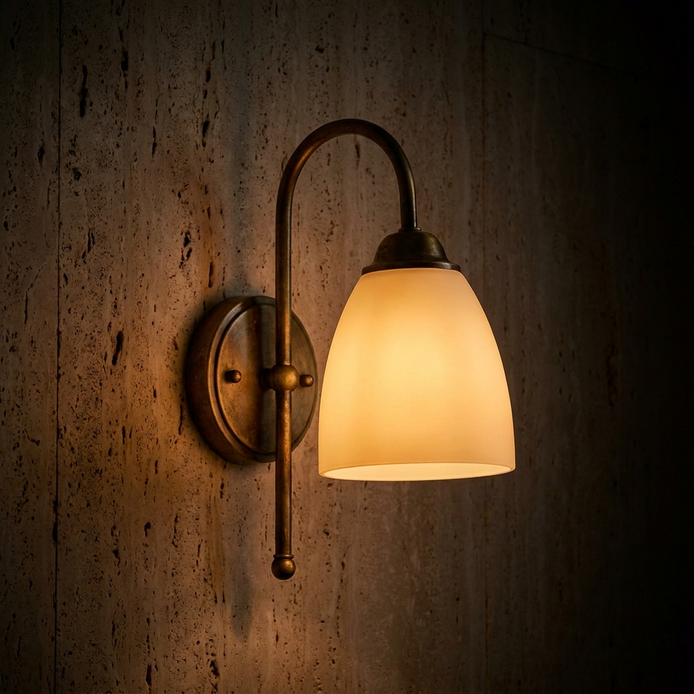 senndecor brand brass sconce detail