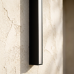 Haylen wall light housing detail on stucco
