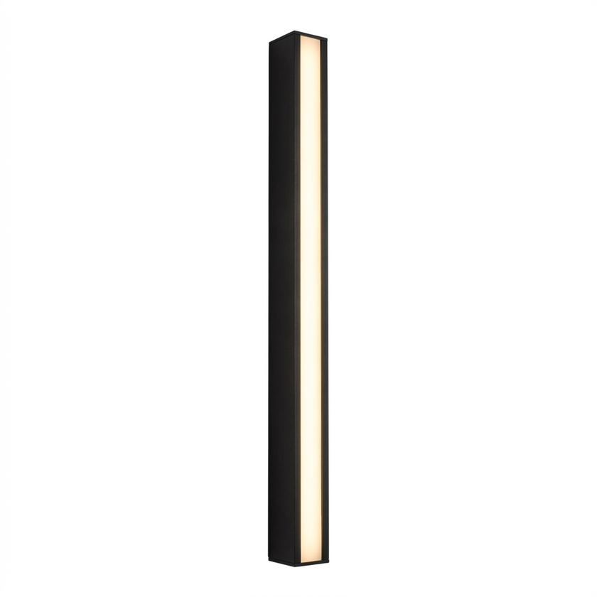 Haylen slim LED wall light on white