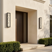 Harper wall lights flanking an entryway