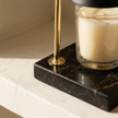 Solene candle warmer marble detail