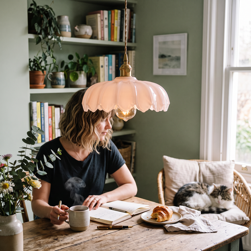 Vintage Flower Pendant Lamp