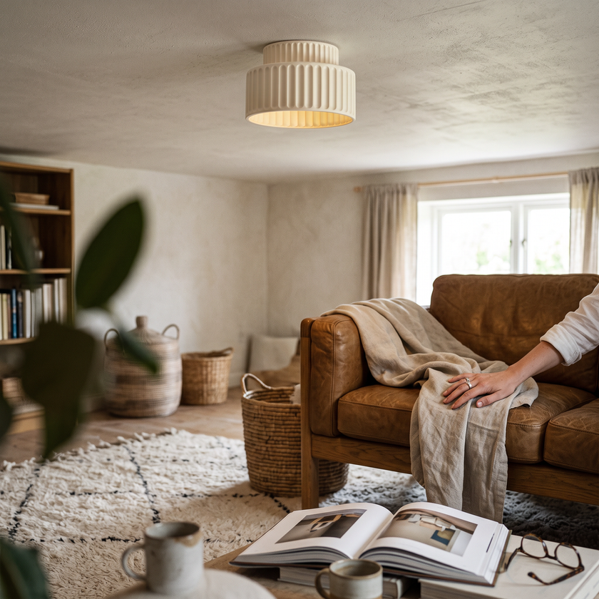 Nordic Ripple Ceiling Light