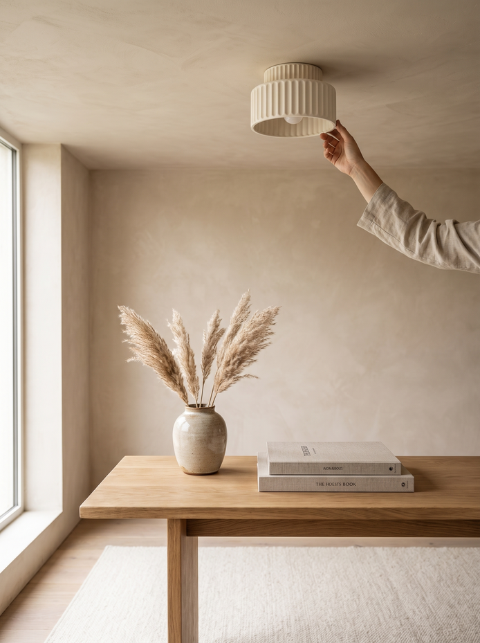 Nordic Ripple Ceiling Light, Turn the Ceiling Into a Feature