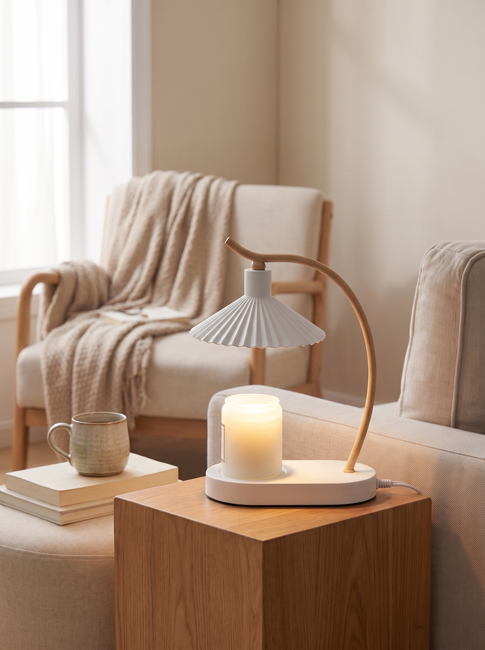 Vanessa Candle Warmer Lamp, Candlelight Scent Without the Flame