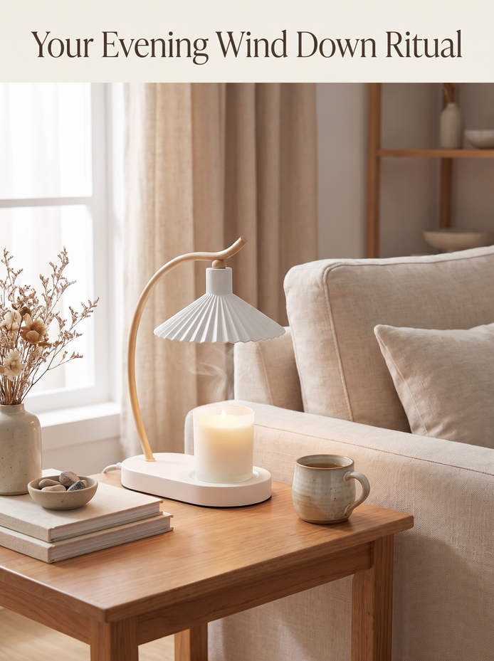 Vanessa Candle Warmer Lamp, Your Evening Wind Down Ritual