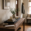 Black Flat Beaded Wooden Tray