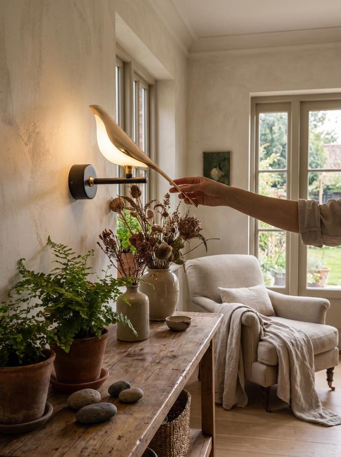 Bird Wall Sconce Nature on Your Wall