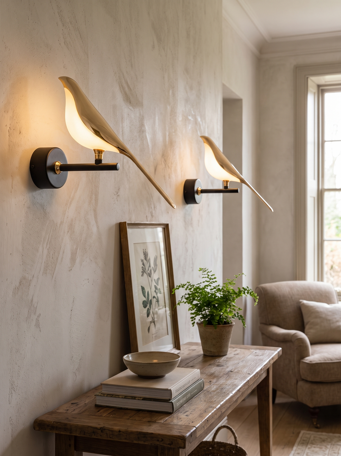 Bird Wall Sconce One Bird or Two