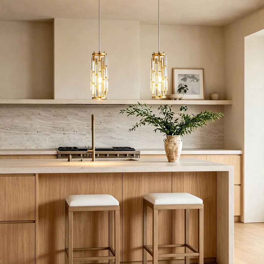 Mini Crystal Pendant Light