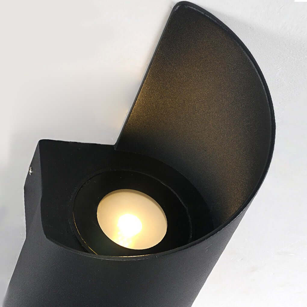 Spiral Outdoor LED Wall Light