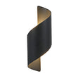 Spiral Outdoor LED Wall Light