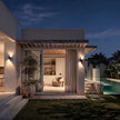 Spiral Outdoor LED Wall Light
