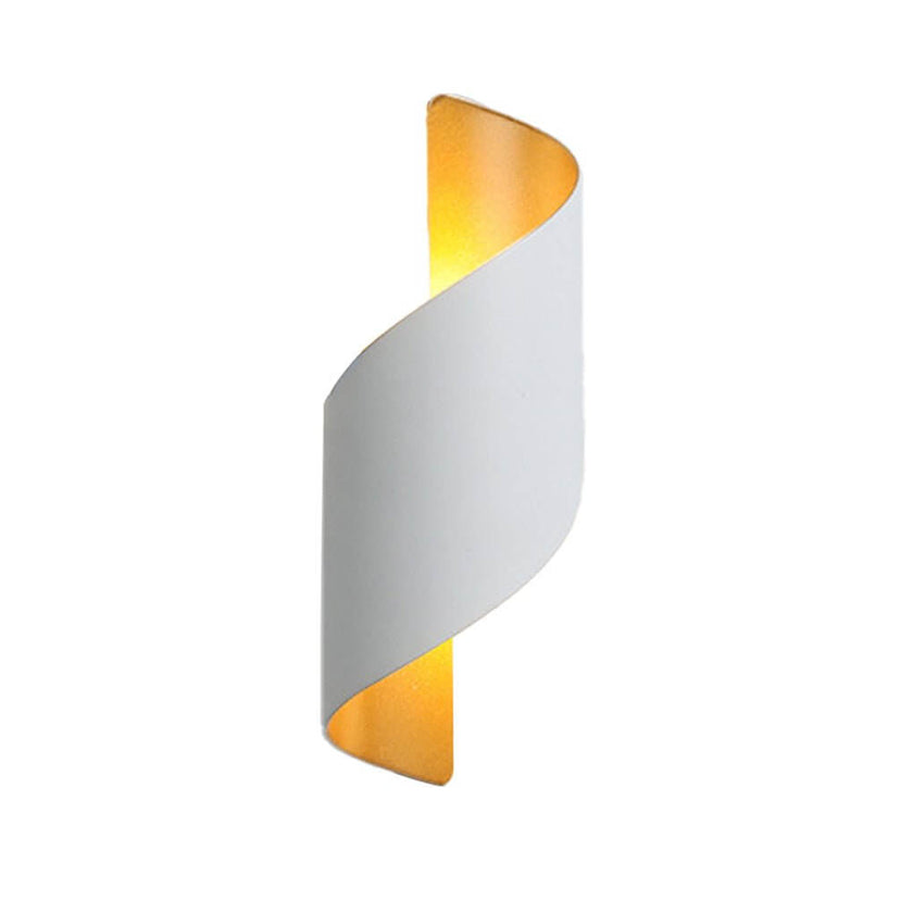 Spiral Outdoor LED Wall Light