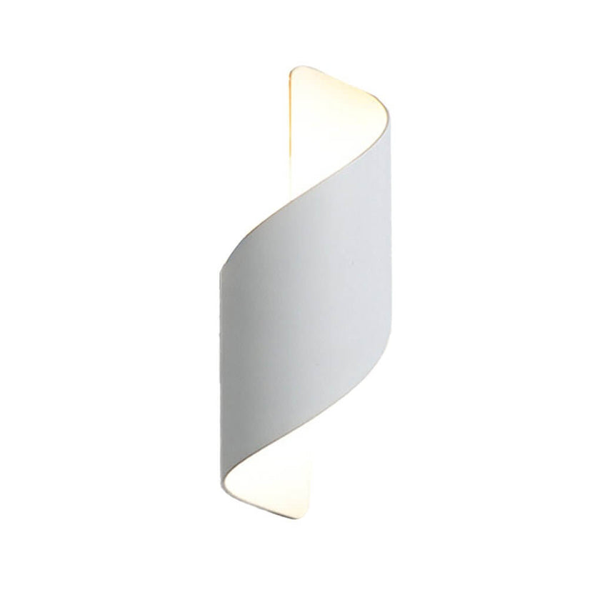 Spiral Outdoor LED Wall Light