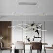 Wavy LED Linear Pendant Light