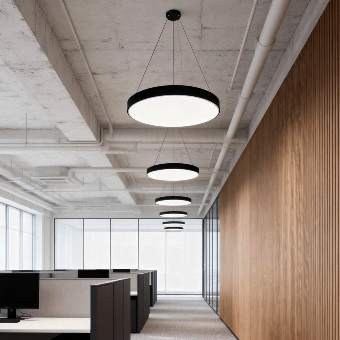 Round LED Ring Pendant Light