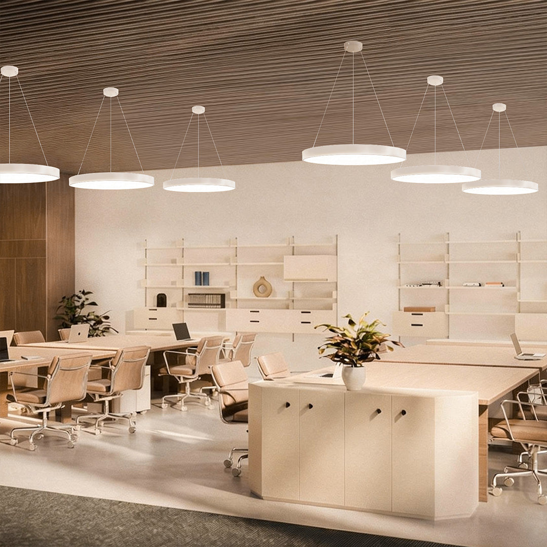 Round LED Ring Pendant Light